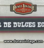 Cartel de Madera OBRADOR DE DULCES ECOLÓGICOS (Valladolid).