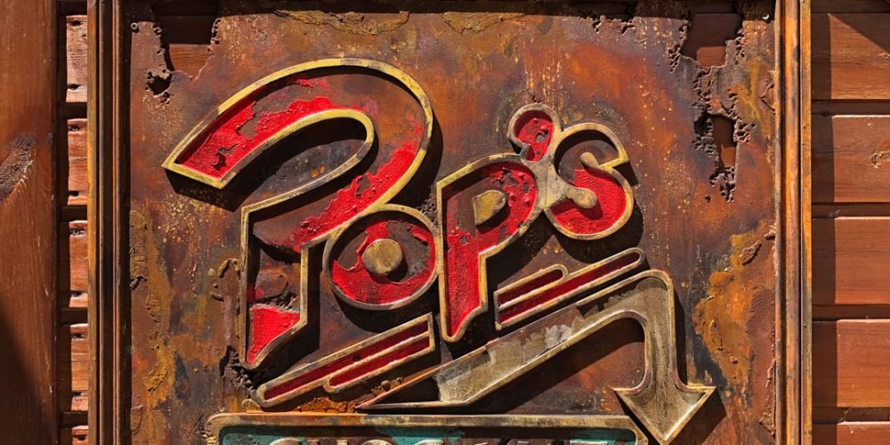 Cartel de Madera Pop´s RIVERDALE efecto Old/Oxid.