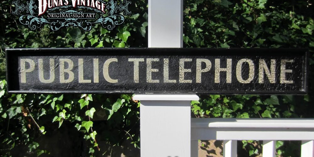 CARTEL PUBLIC TELEPHONE