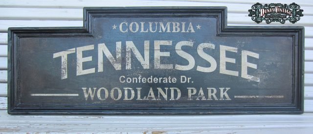 CARTEL DE MADERA TENNESSEE