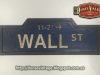 Placa WALL ST, DUNA´S VINTAGE (Encargo para la República Checa)