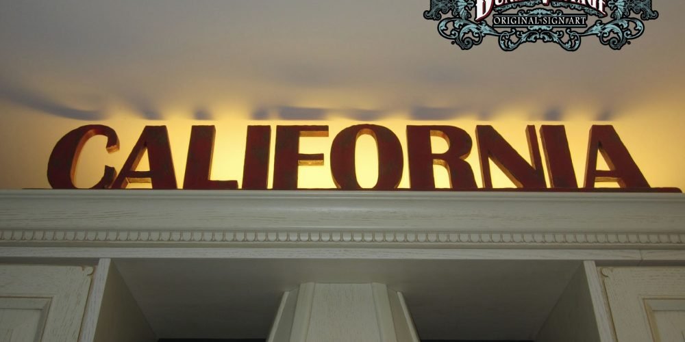 CALIFORNIA LETTERING, Duna´s Vintage.