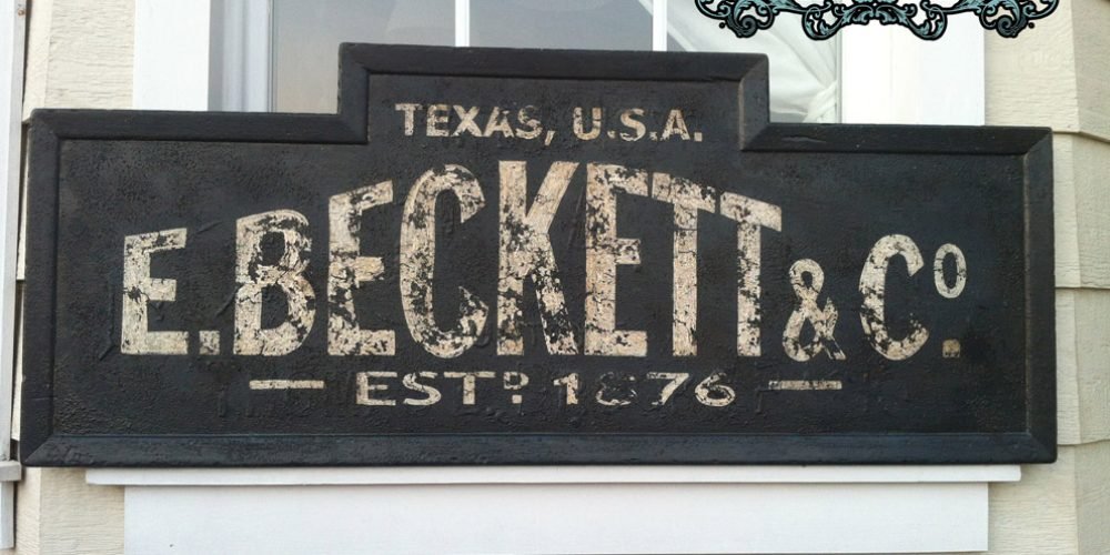 Cartel E.BECKETT & Co.