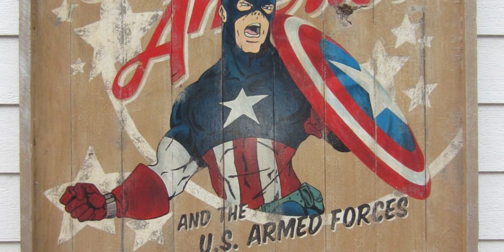 Cartel Captain America Poster