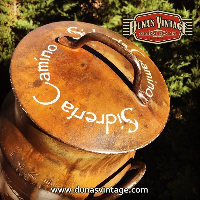 Lechera de Aluminio de 40L, Sidrería Camino.