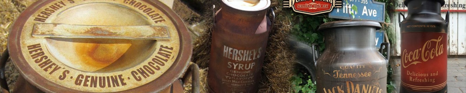 Auténticas lecheras de aluminio personalizadas