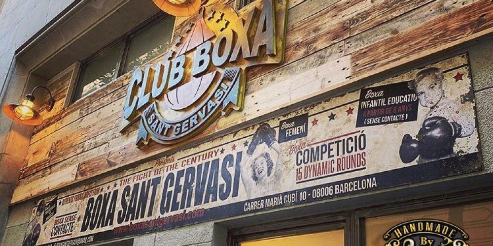 Fachada CLUB BOXA Sant Gervasi.