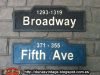 Broadway and Fifth Ave. (CANADA) Duna´s Vintage.