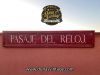 Cartel de Madera PASAJE DEL RELOJ. BCN