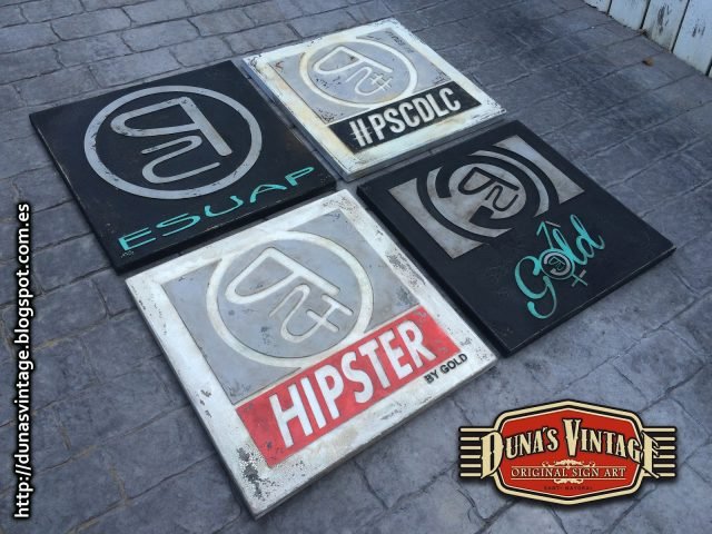 ESUAP,GOLD,HIPSTER,#PSCDLC, Duna´s Vintage.