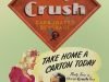 Cartel de Madera Orange-Crush 60´