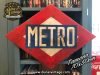 Cartel de Madera METRO tamaño 700x500mm (OFERTA)