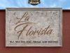 Cartel de Madera La Florista