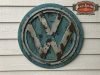 Cartel logotipo Retro Volkswagen.