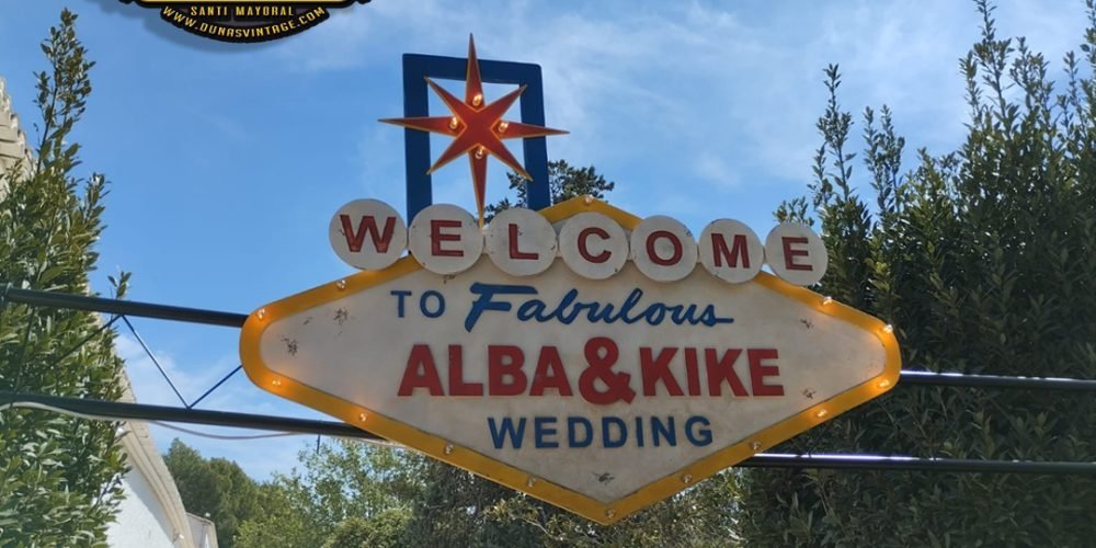 Cartel de Boda ALBA & KIKE.