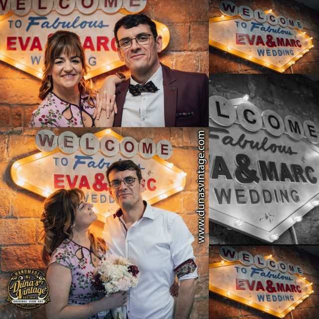 Cartel de boda EVA&MARC