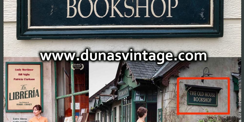 Cartel THE OLD HOUSE BOOKSHOP de la película LA LIBRERIA, Tamaño 600x250mm.