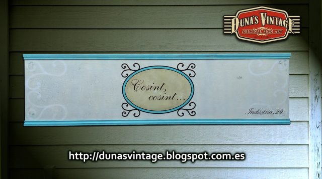 Cartel Cosint Cosint… Duna´s Vintage.