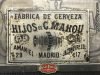 Chapa Metálica de HIJOS DE C.MAHOU