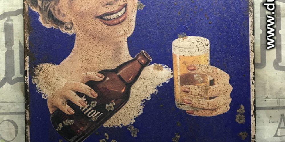 Chapa Metálica CERVEZAS MAHOU