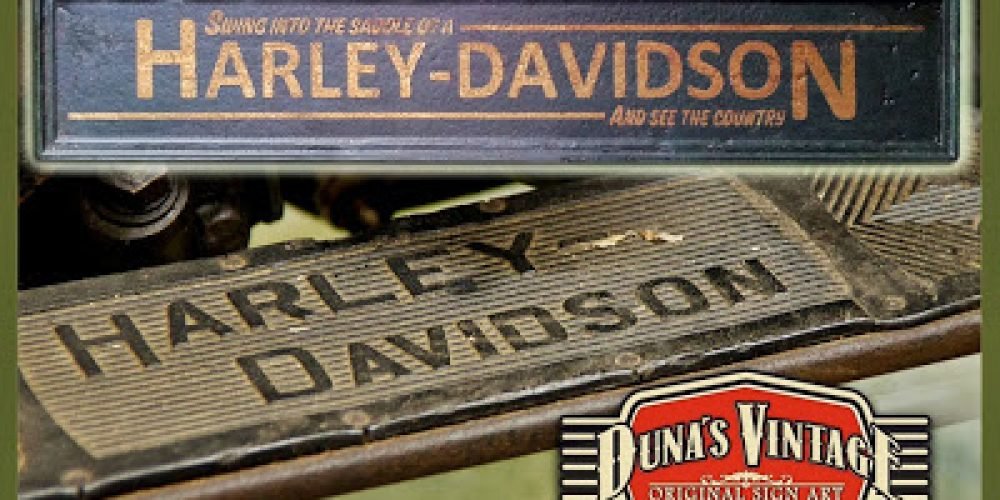 HARLEY DAVIDSON GOLD, Duna´s Vintage. For sale 125€