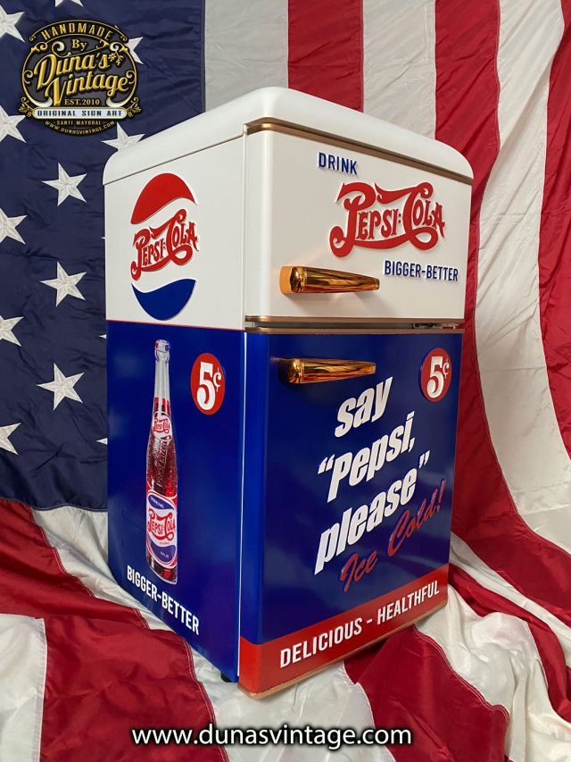Nevera Cecotec personalizada: Estilo Pepsi-Cola de los años 30