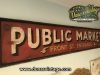 Cartel de Madera Market