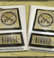 Cartel Banderola BIHOTZ (Bilbao) Duna´s Vintage.