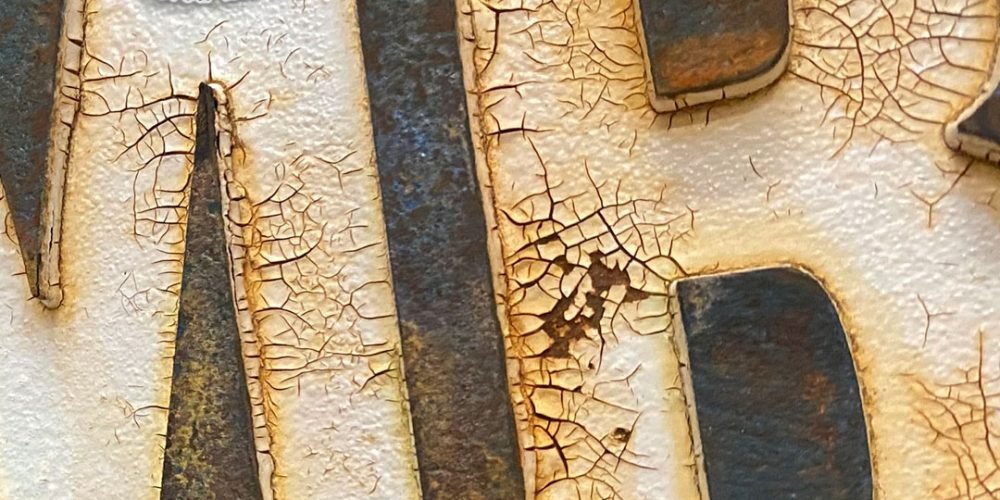 Placa de Madera CHAMBERÍ efecto Óxido.