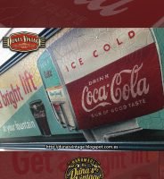 ¿Qué os parece esta reproducción de un anuncio de Coca-Cola de 1958?