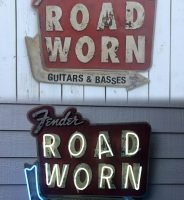 Cartel Fender ROAD WORN, Duna´s Vintage.