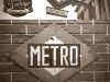 Placa de Metro del año 1921.