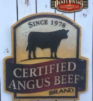 Cartel ANGUS BEEF Tamaño 700x700mm. Duna´s Vintage