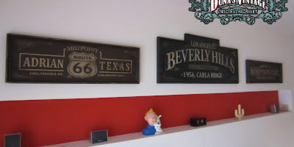 Conjunto Carteles Beverly Hills, Route 66, Robinson Park. For Sale 450€.