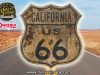 ESCUDO EN MADERA CALIFORNIA US 66
