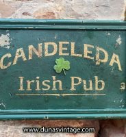 Cartel de Madera CANDELEDA IRISH PUB
