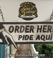 Cartel de Madera en relieve a 2 caras ORDER HERE
