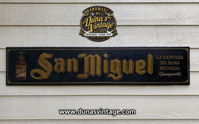 Cartel de Madera San Miguel
