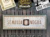Cartel de Madera SEMILLA NEGRA, Radio Futura.