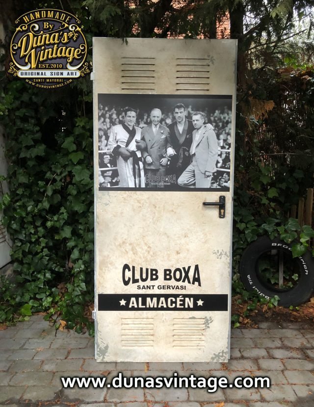 Puerta cortafuego para Club Boxa Sant Gervasi (Almacén)