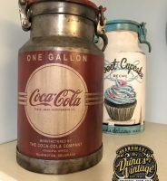 Lechera de Aluminio de 10 Litros, Coca-Cola One Gallon.