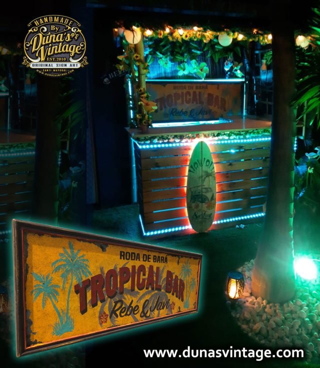 Cartel Tropical Bar Ligth