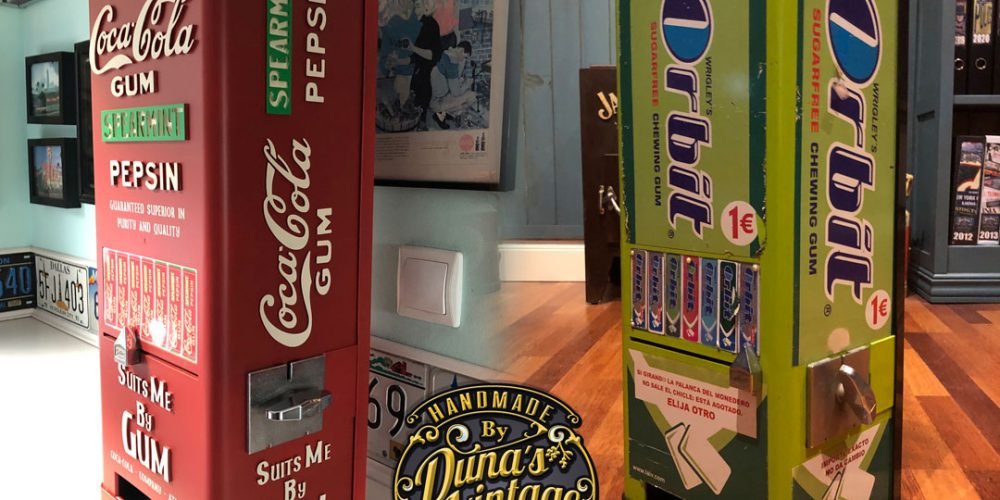 Maquina Personalizada de Coca-Cola GUM de 1913.
