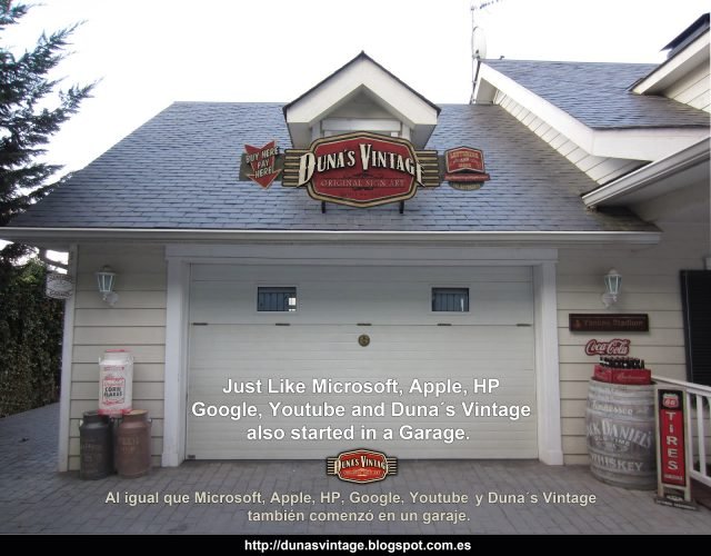 Duna´s Vintage Sign Garage