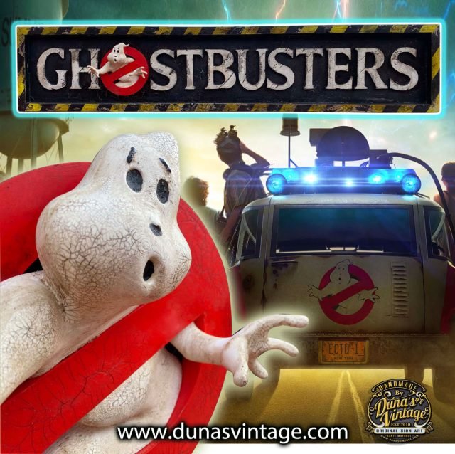 Cartel de Madera GHOSTBUSTERS AFTERLIFE 3D.