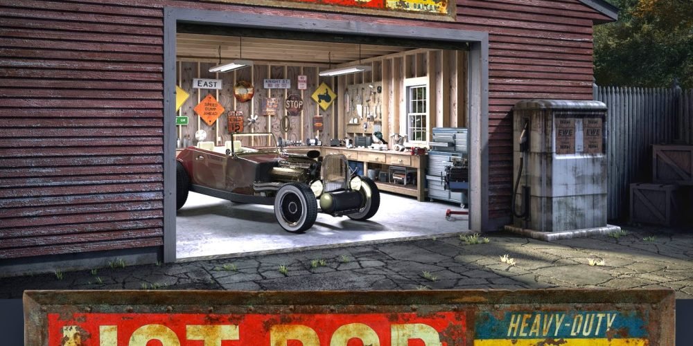 “HOT ROD RACING OIL” Metal Signs, Duna´s Vintage.