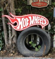 Cartel de Madera en relieve HOT WHEELS, Duna´s Vintage.
