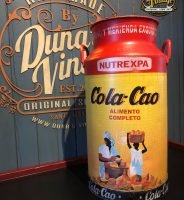 Lechera de Aluminio de 40L. Cola-Cao.