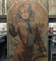 Chapa Metálica CERVEZAS MAHOU VINTAGE