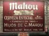 Chapa Metálica de  CERVEZAS MAHOU